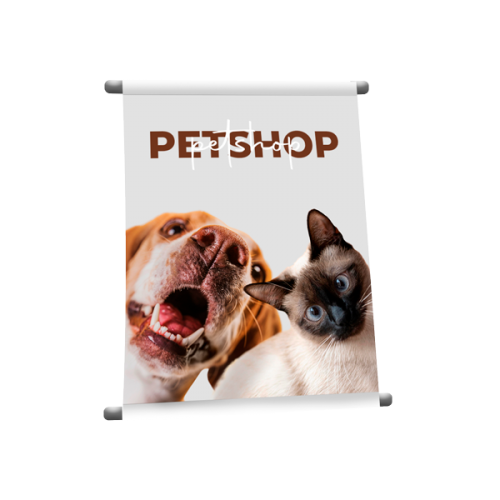 BANNER 30 X 40 CM BRILHO