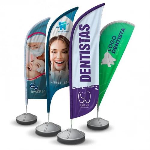 WIND BANNER COMPLETO 3 METROS 